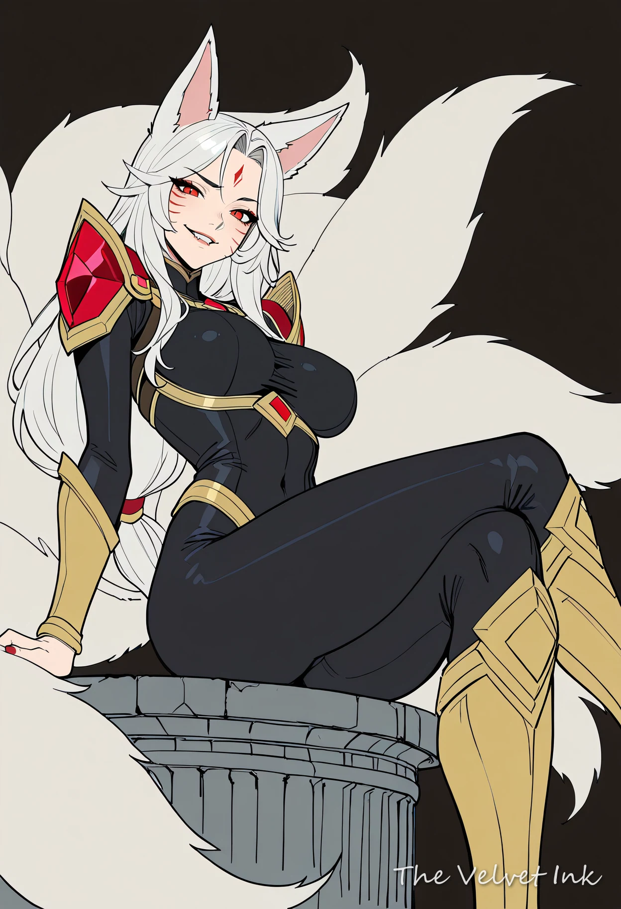 Ahri Immortalized Legend (League of Legends) illustration