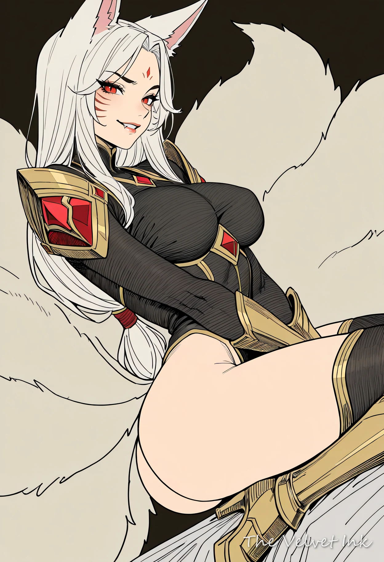 Ahri Immortalized Legend (League of Legends) illustration