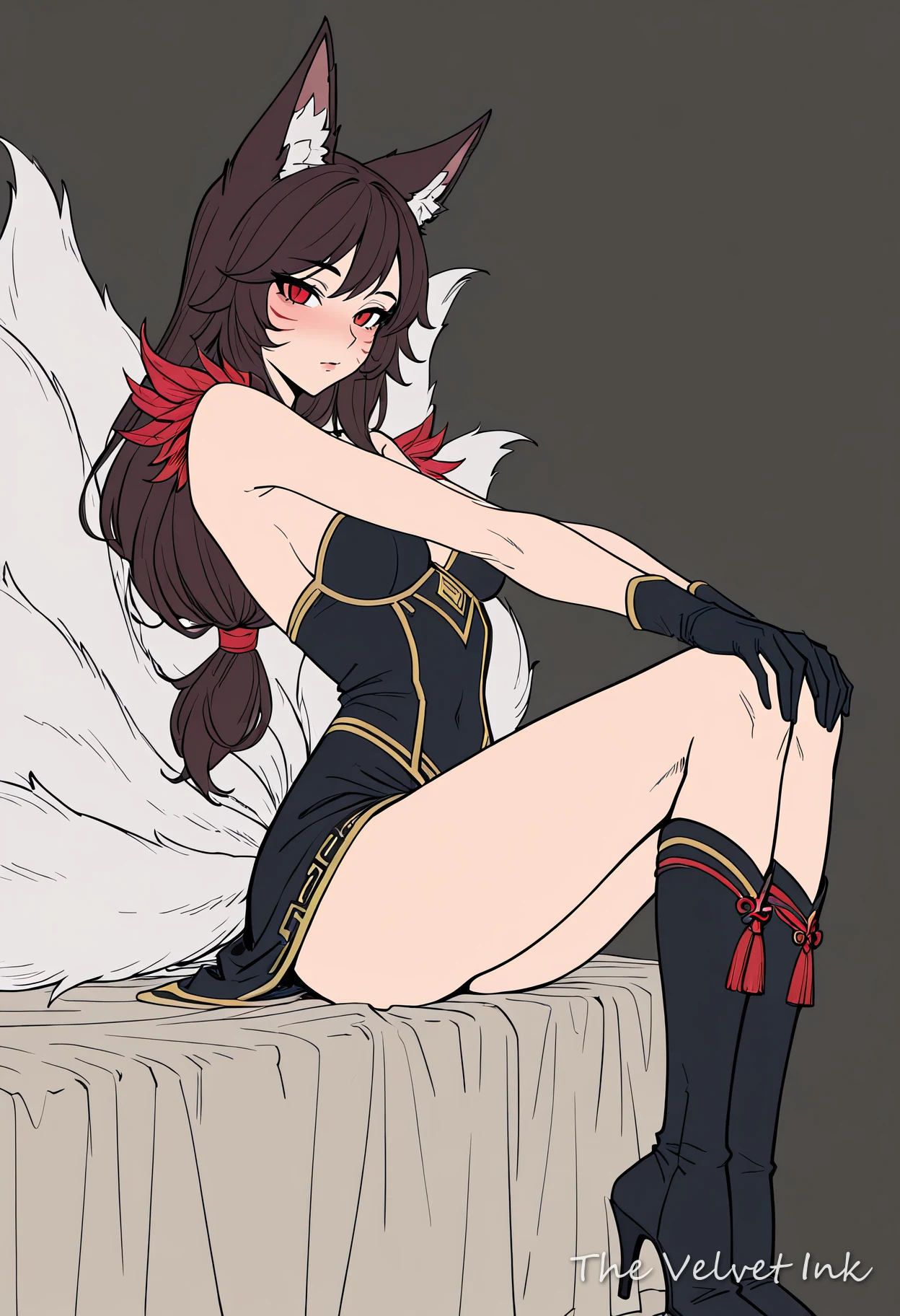 Ahri Risen Legend (League of Legends) illustration
