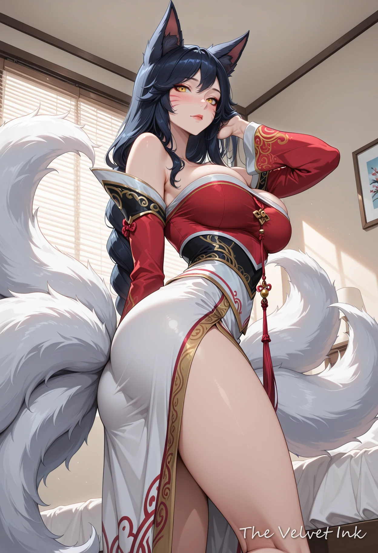 Ahri (League of Legends) illustration