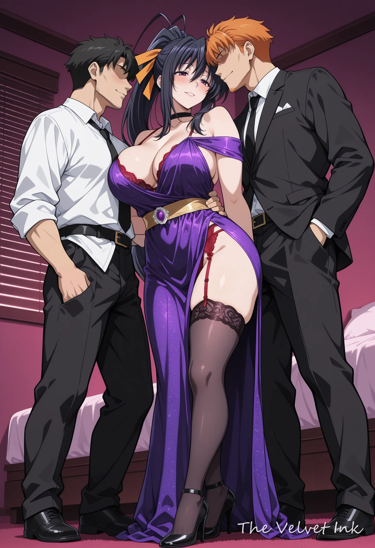 Akeno (High School DxD) illustration