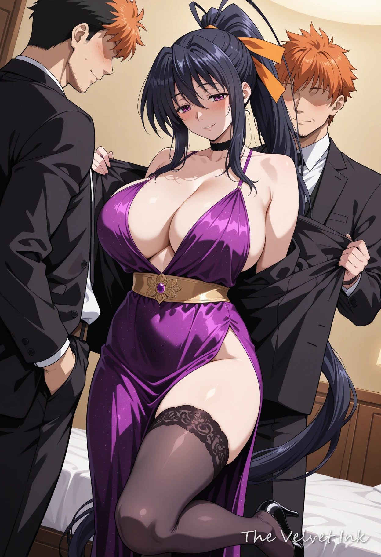 Akeno (High School DxD) illustration
