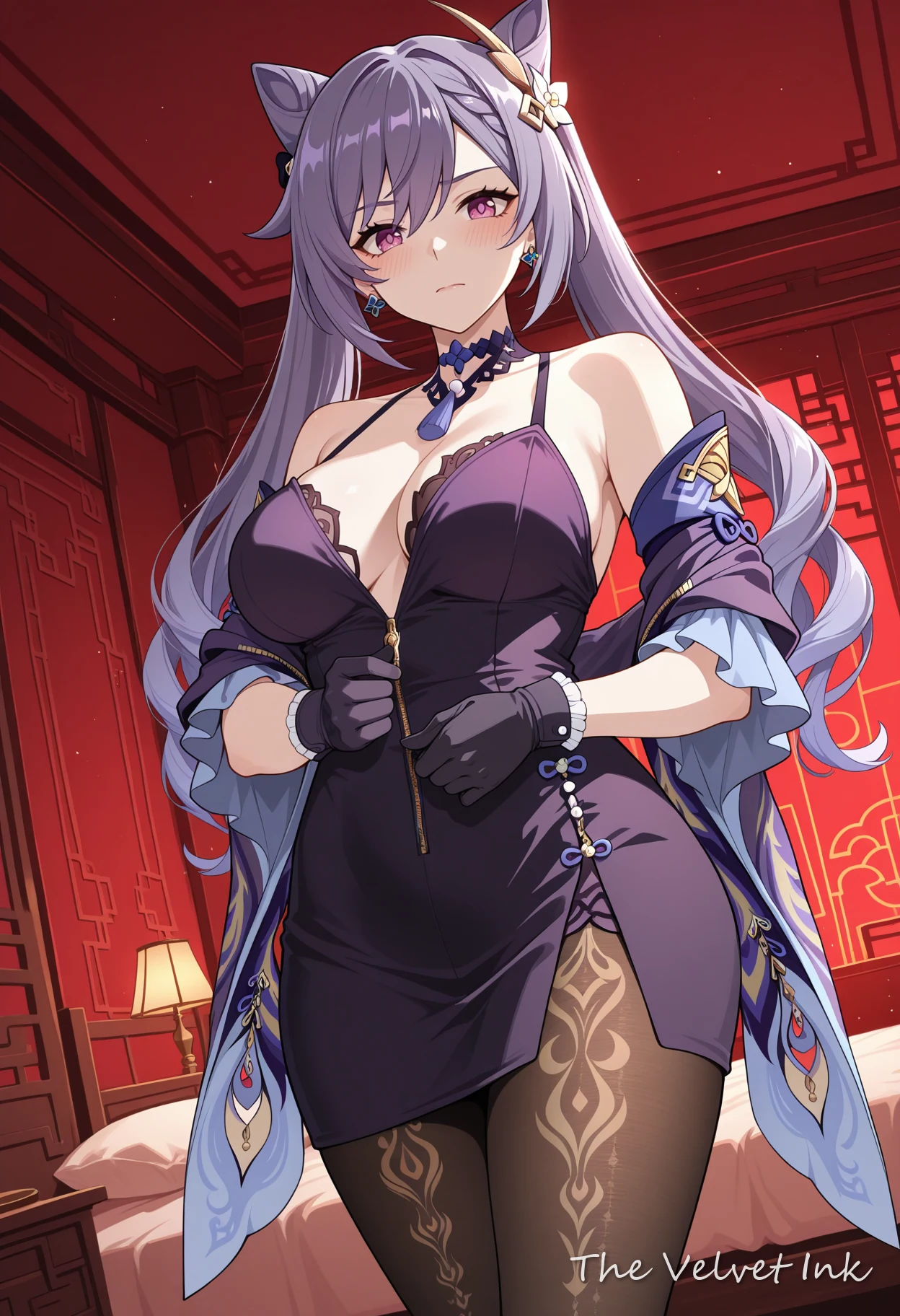 Keqing (Genshin Impact) illustration