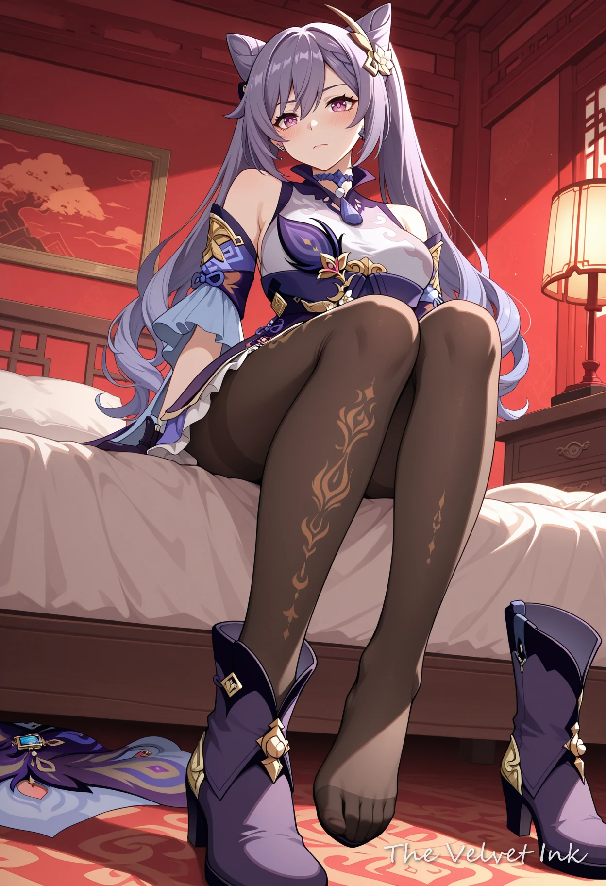 Keqing (Genshin Impact) illustration