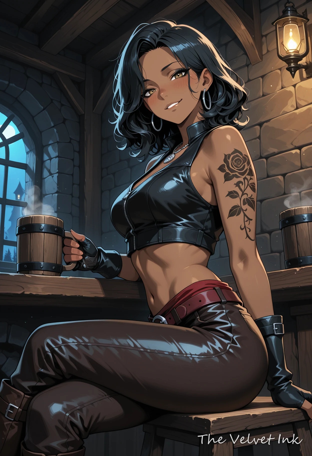 Nona (The Velvet Ink original) illustration