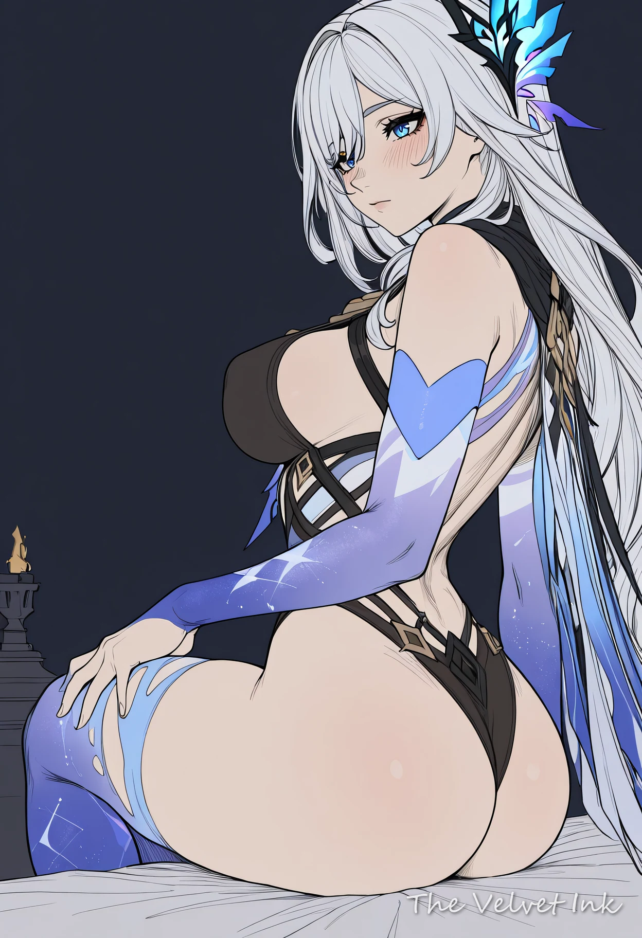 Skirk (Genshin Impact) illustration
