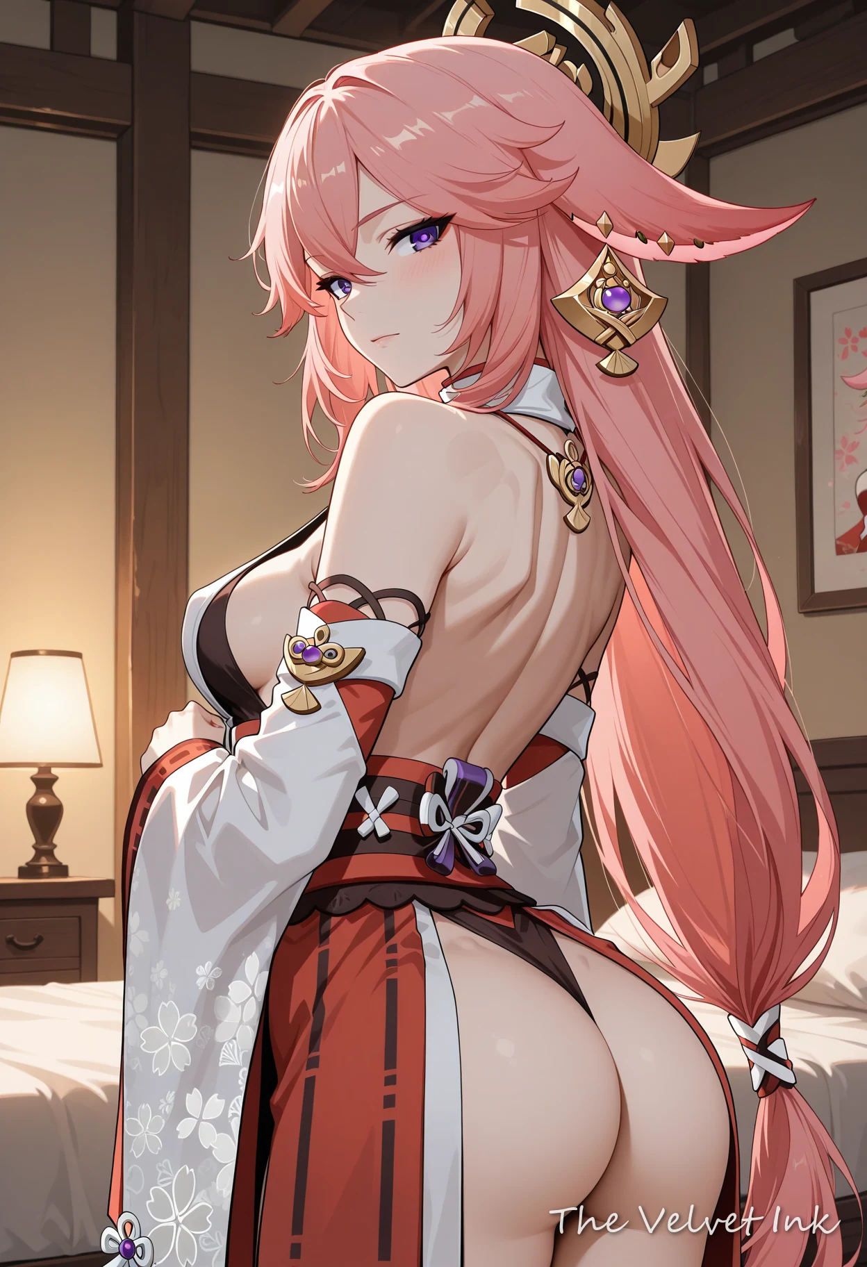 Yae Miko (Genshin Impact) illustration